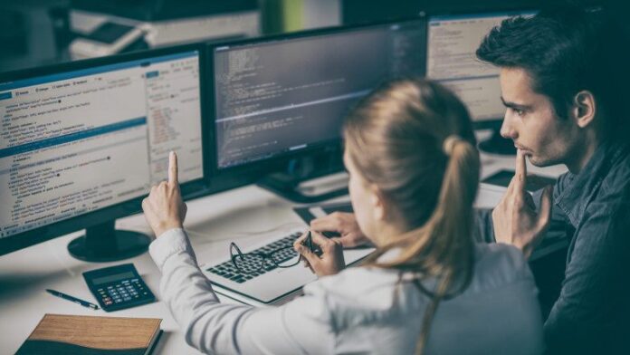 Website design. Developing programming and coding technologies.