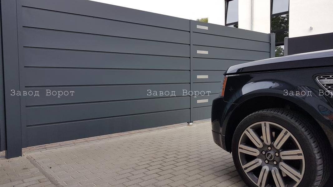 изготовление ворот откатного типа для дома